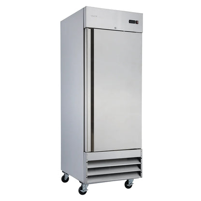 SMAD 23 Cu. Ft Commercial Reach-in Refrigerator Frost Free Upright Fridge with Single Solid Door Smudge-Proof Stainless Steel