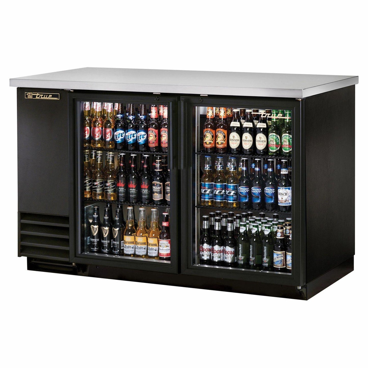 True TBB-2G-HC-LD Back Bar Cabinet, Refrigerated