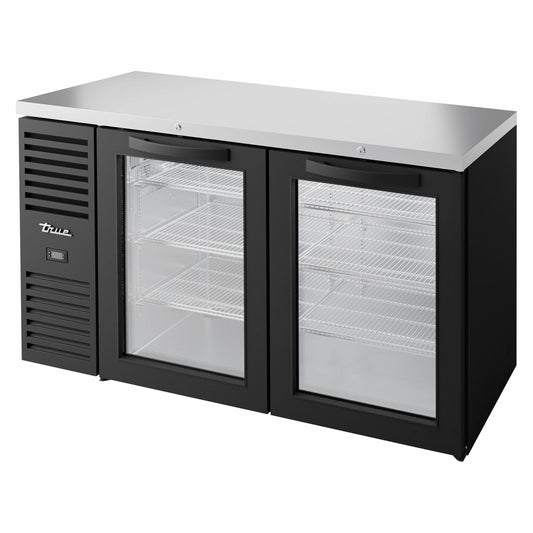 True TBR60-RISZ1-L-B-GG-1 Back Bar Cabinet, Refrigerated