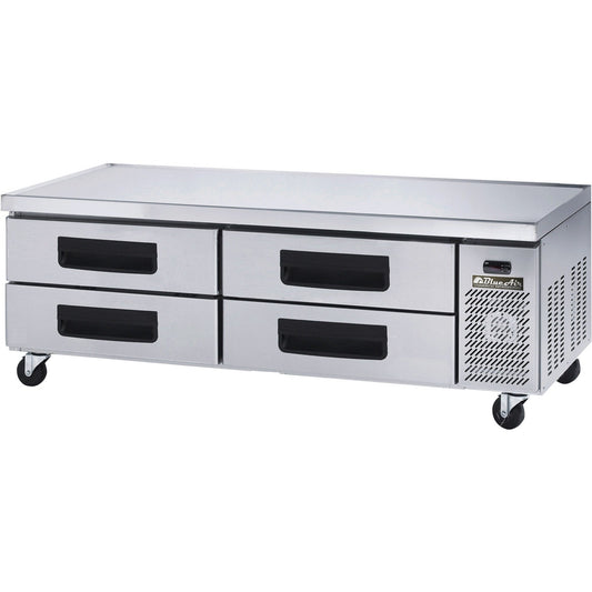 Blue Air Commercial Refrigerated Chef Base 75" with 4 Drawers