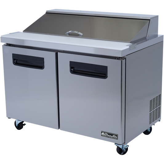 Blue Air Commercial Kitchen 49" Refrigerated Sandwich / Salad Prep Table 13 Cu.Ft.