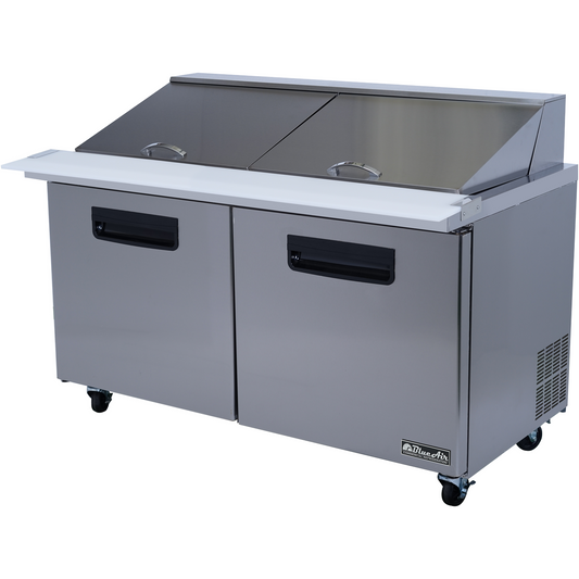 Blue Air Commercial Kitchen 61" Refrigerated Sandwich / Salad Prep Table 16.5 Cu.Ft.