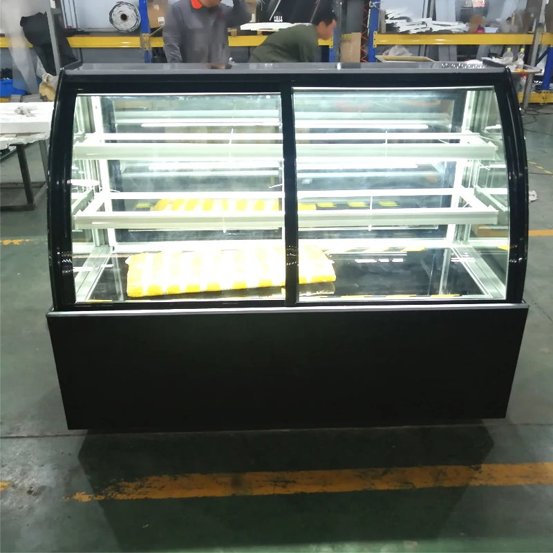 Cake Display Cabinet Commercial Table Bread Fruit Dessert Cold Storage Case Fresh Keeping Refrigerated Showcase