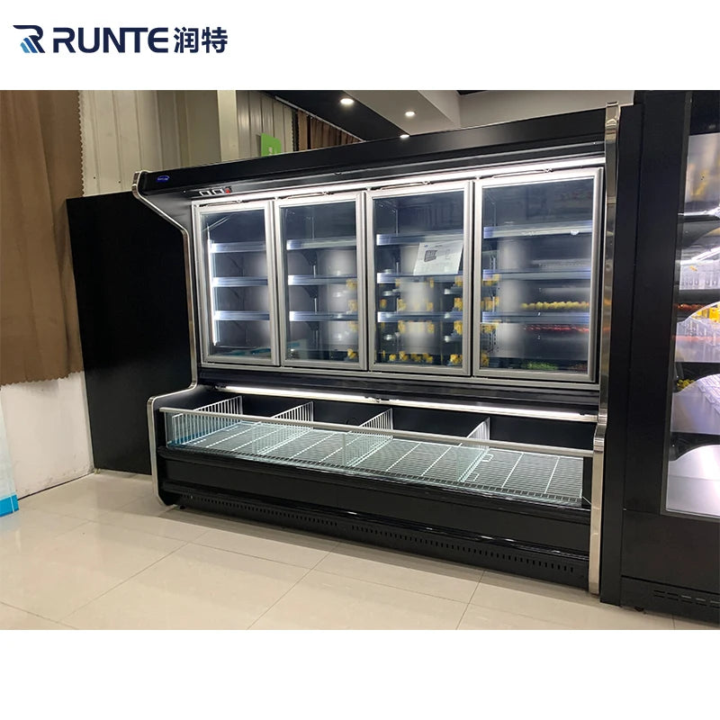 Cold Storage Open Chiller  Refrigerator Equipment Fruit Display Cooler