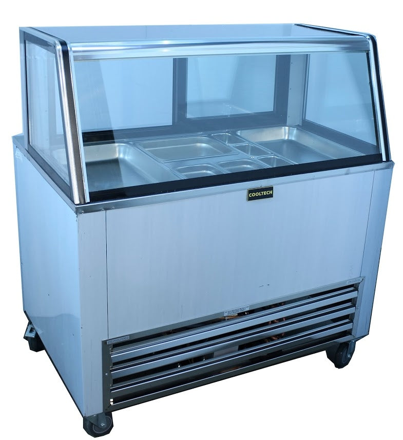 Cooltech 48" Salad Bar with Double Duty Glass Top